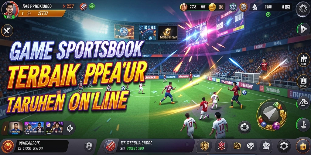 Tampilan utama aplikasi 2757 dengan fitur taruhan Sportsbook.