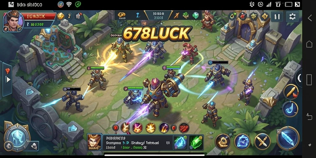 Screenshot gameplay 678LUCK menunjukkan strategi dan taktik mendalam.