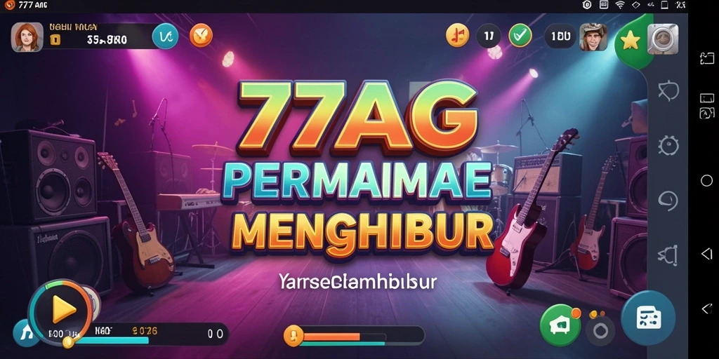 Tampilan gameplay <strong>77AG</strong> yang menarik dan penuh warna.
