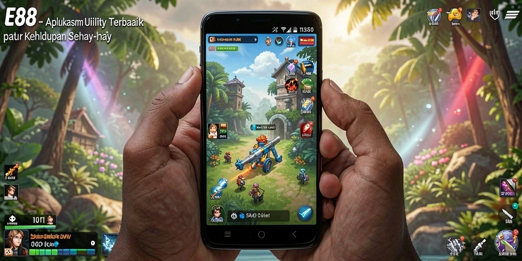 Screenshot utama E88 menampilkan antarmuka aplikasi Utility yang intuitif.