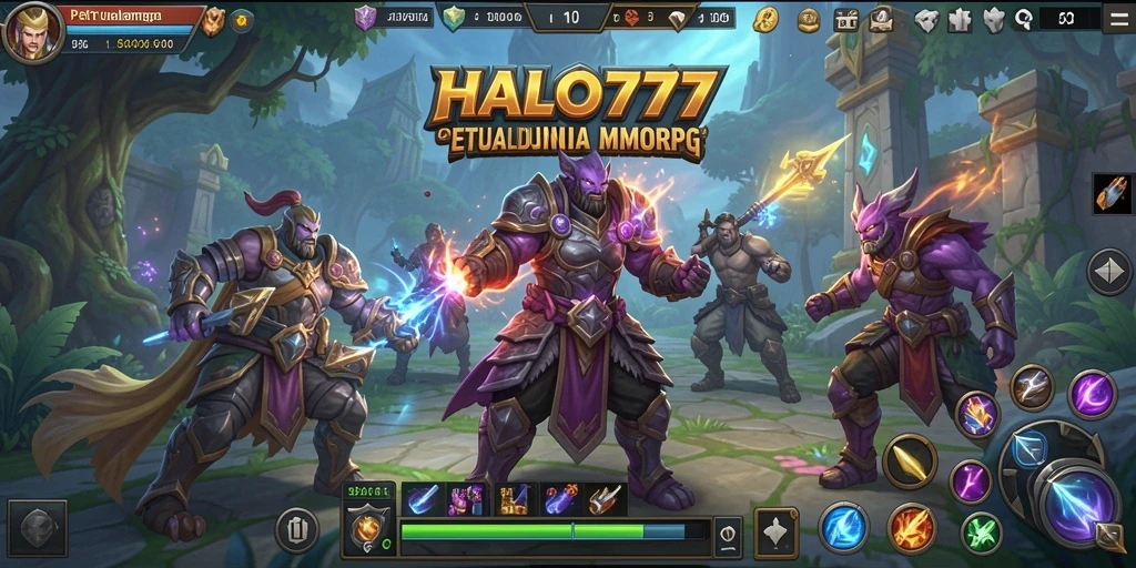 Tangkapan layar dari gameplay menakjubkan HALO777 yang penuh aksi.
