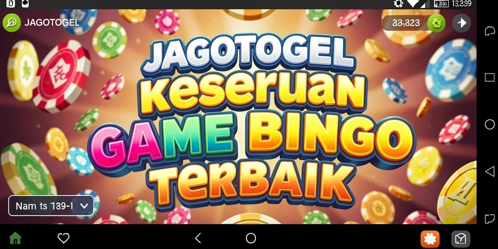 Tampilan screenshot utama JAGOTOGEL dengan gameplay Bingo yang menarik.