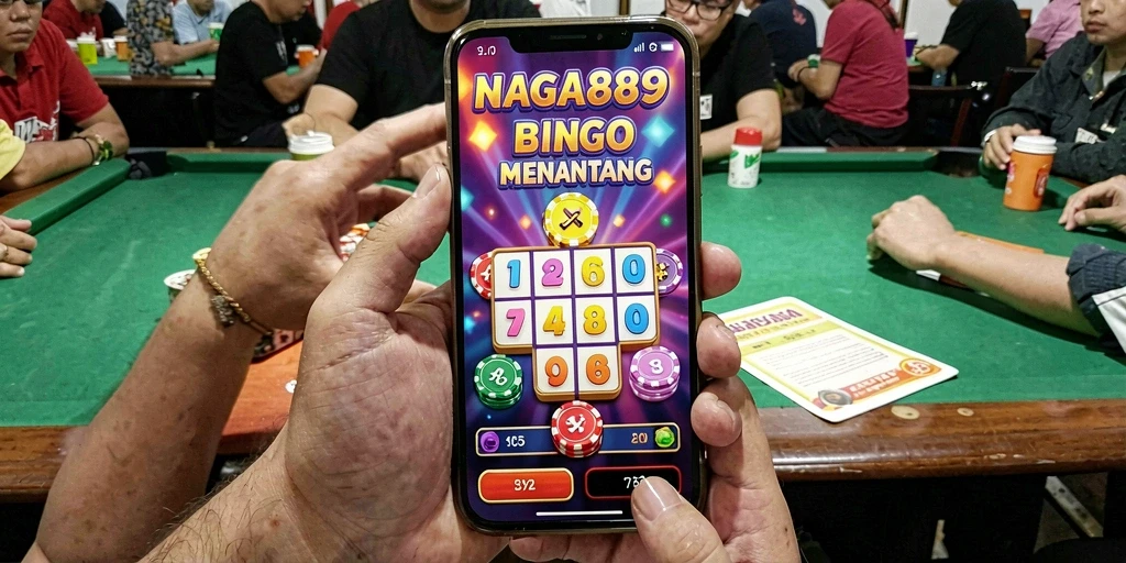 Tampilan gameplay seru Bingo di NAGA889 dengan interaksi pemain.