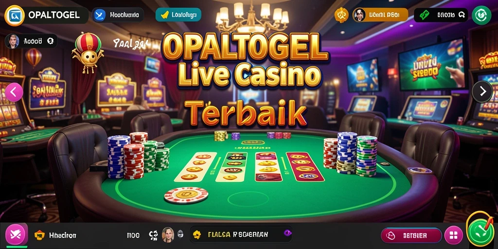 Tampilan gameplay seru di OPALTOGEL dengan dealer langsung.