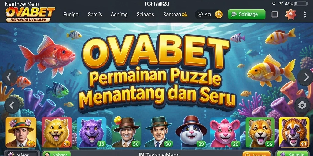 Tampilan menarik dari permainan Puzzle OVABET yang penuh tantangan.