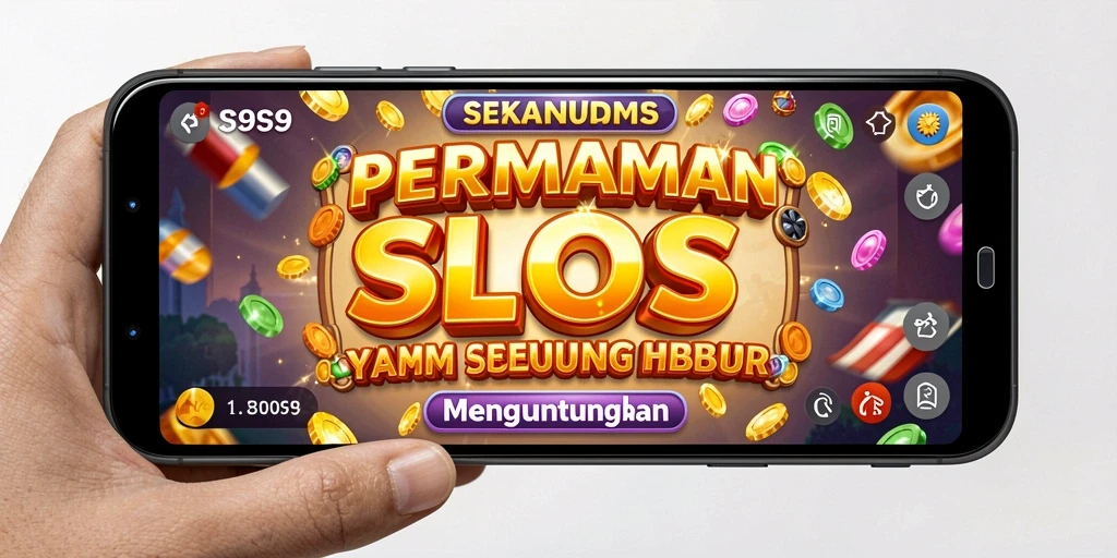 Screenshot gameplay S9S9 menampilkan gulungan slot penuh warna.