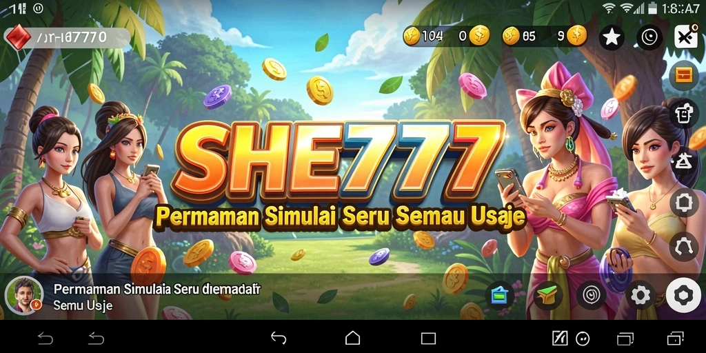 Tampilan gameplay <strong>SHE777</strong> yang memukau dan interaktif.