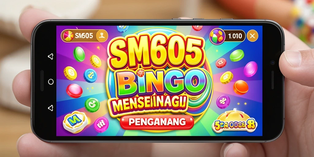 Screenshot gameplay SM605 yang menampilkan keseruan bermain Bingo.