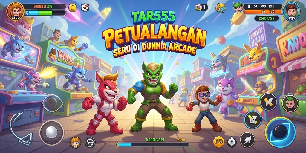 Tampilan screenshot TAR555 menunjukkan pengalaman gameplay yang seru dan penuh warna.