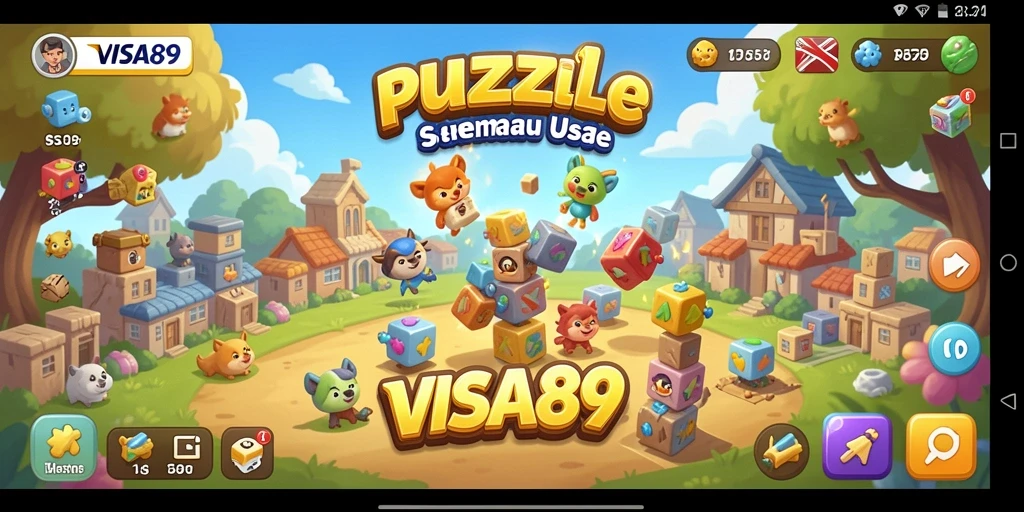 Tangkapan layar utama dari gameplay seru VISA89 yang penuh tantangan.