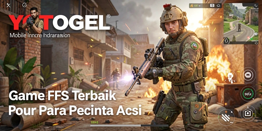 Screenshot gameplay YOTOGEL menampilkan aksi seru dalam pertarungan FPS.