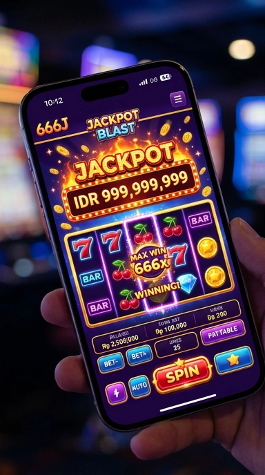 Screenshot proses unduh aplikasi di 666j.